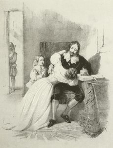 Kong Charles I skilles fra barna sine